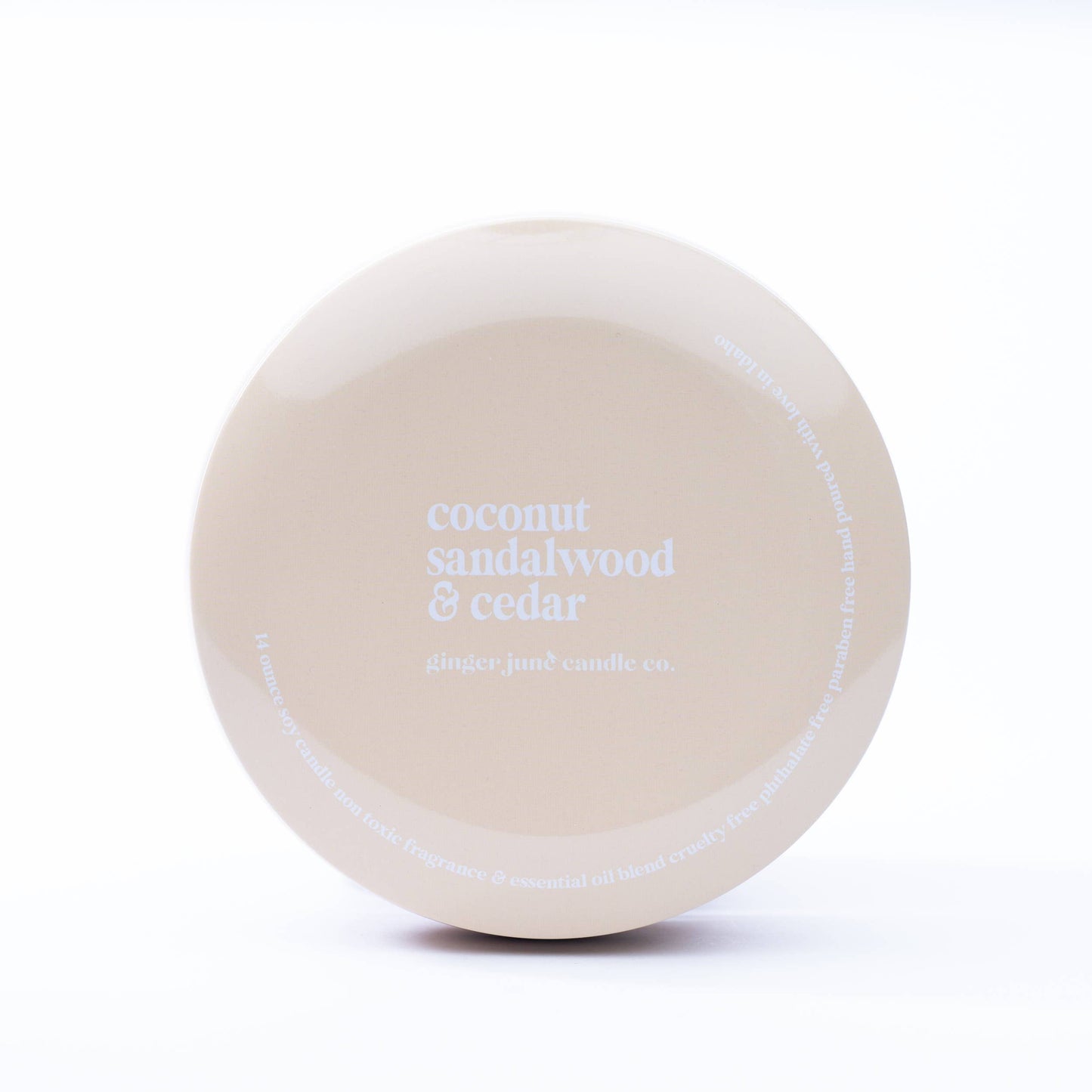 Coconut Sandalwood Tin Candle
