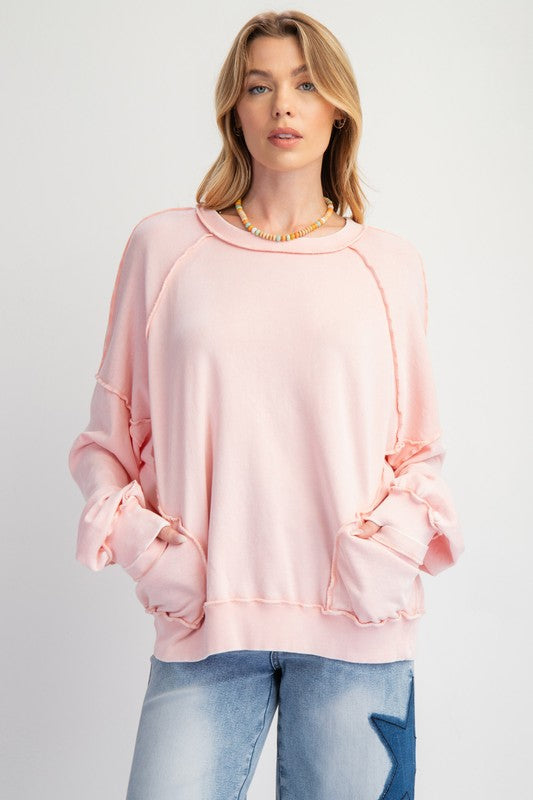 MINERAL WASHED PULLOVER