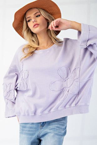 Flower Patch Pullover