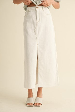 COTTON LONG SKIRT