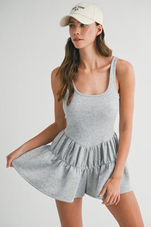 SLEEVELESS SCUBA ROMPER