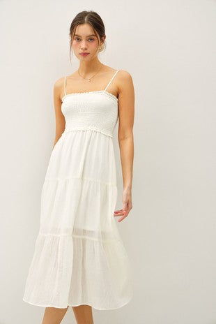 Sheer Midi Dress