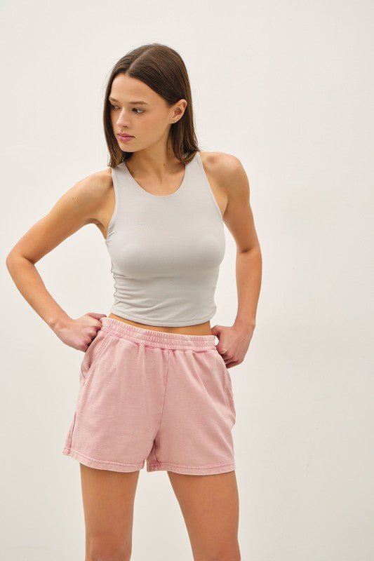 Cotton Fleece Shorts