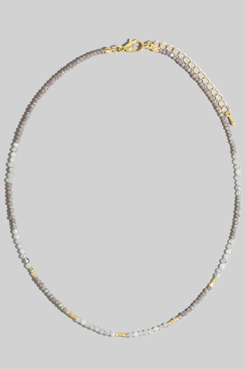 Mixed Stone Beaded Necklace
