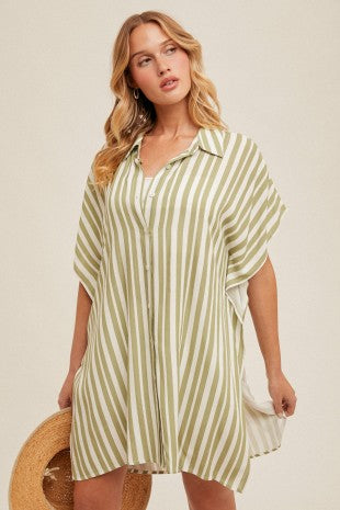 Oversized TunicSlit Shirt