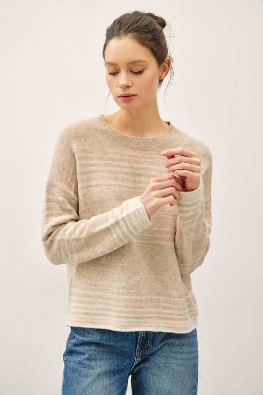 Taupe Gradiant Sweater