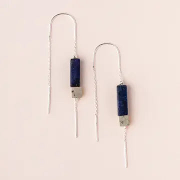 Rectangle Stone Earring
