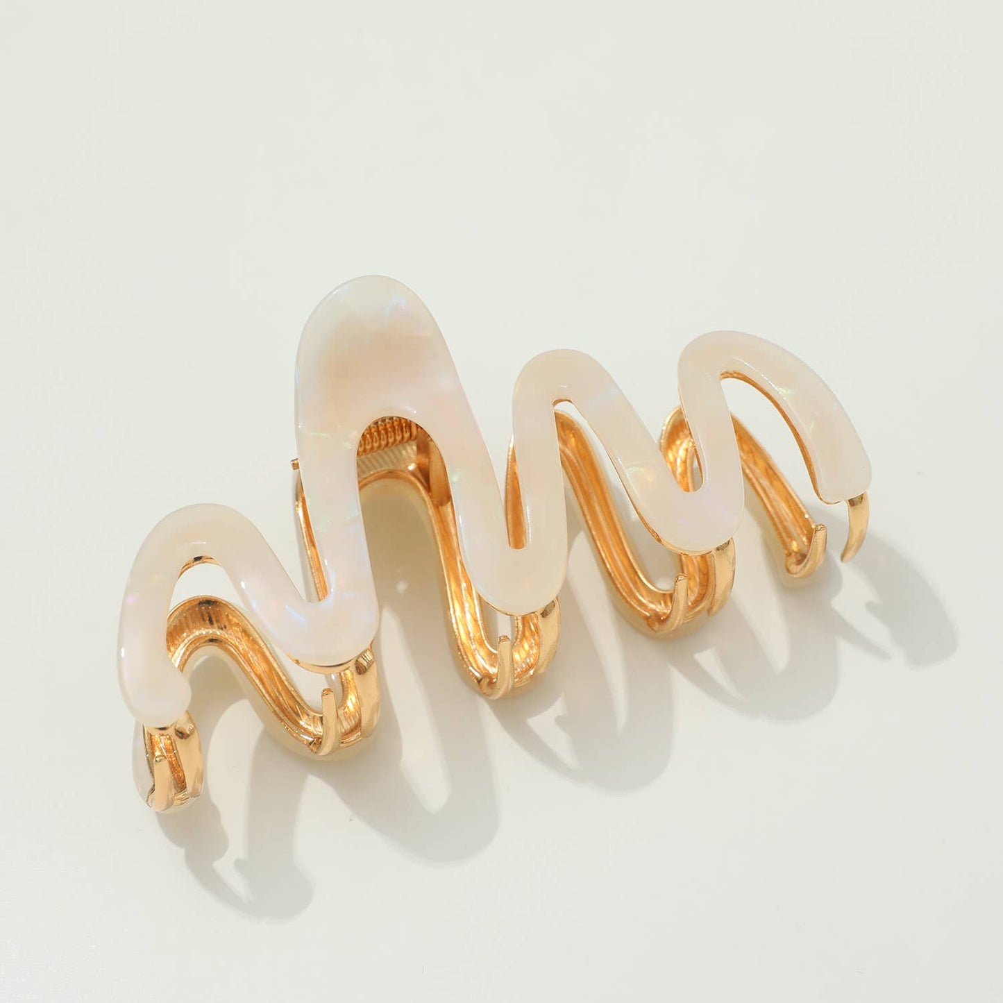 Large - Metal Squiggle Claw Clip