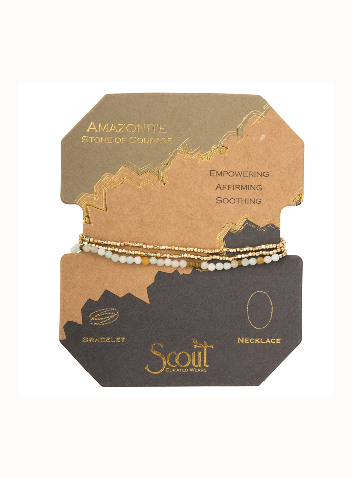 Stone of Courage Wrap Bracelet