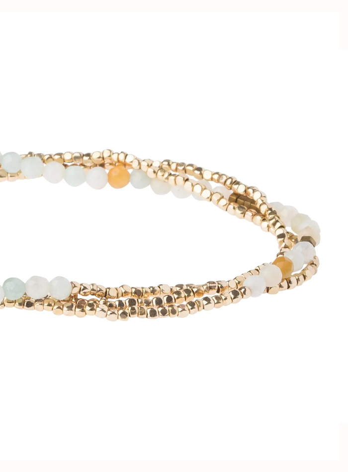 Stone of Courage Wrap Bracelet