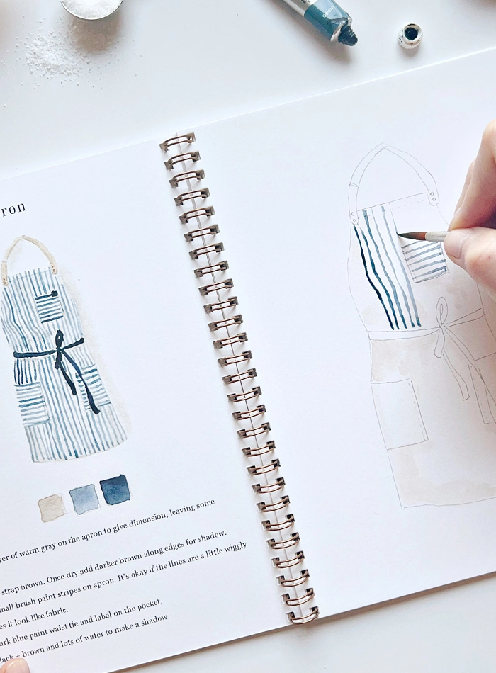 Baking Watercolor Workbook
