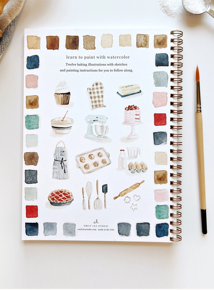 Baking Watercolor Workbook