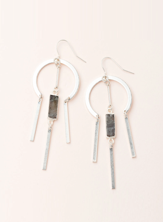 Labradorite Dream Stone Earring