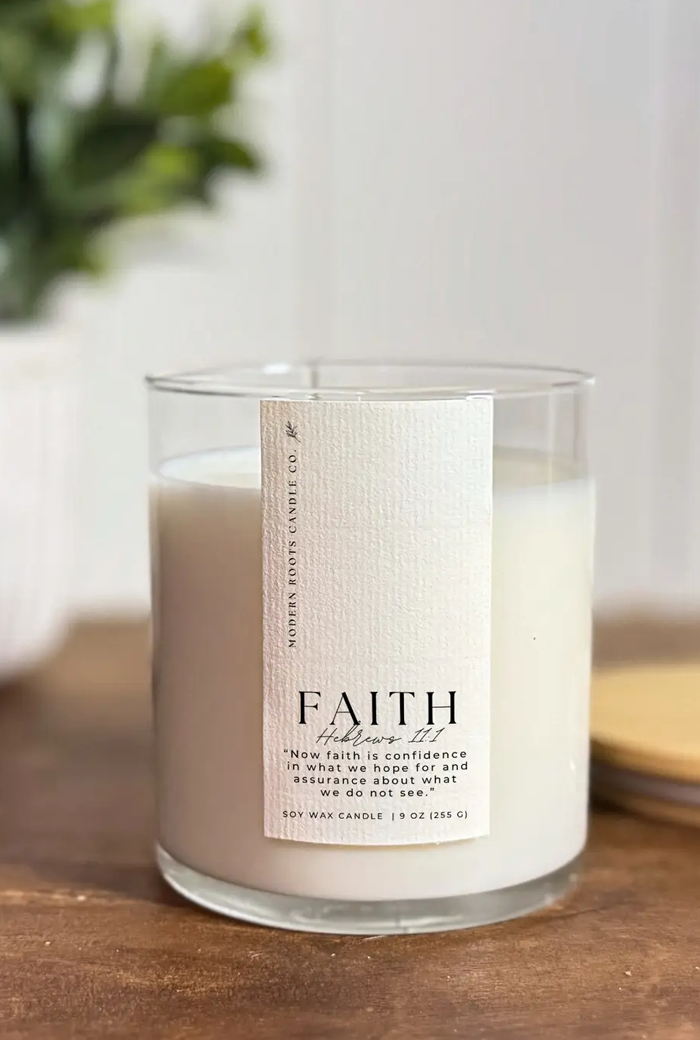 "Faith" Lily and Bergamot Candle