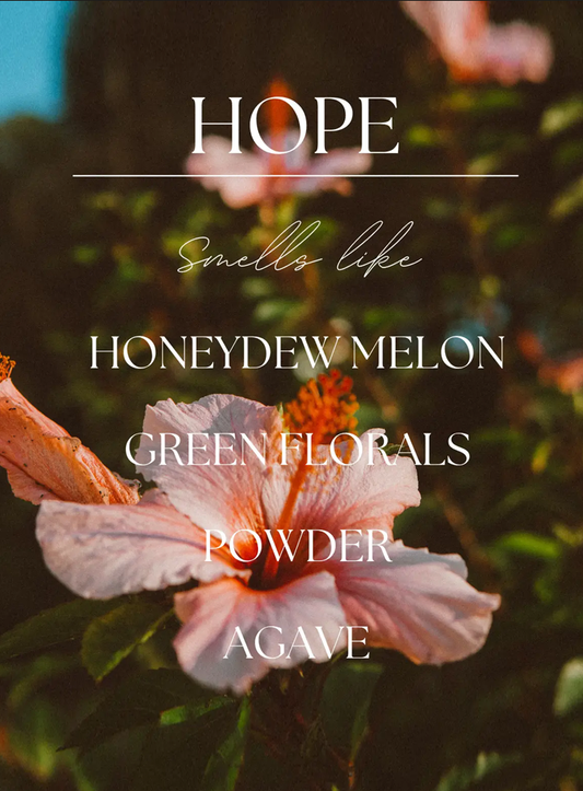 "Hope" Hibiscus & Agave Candle