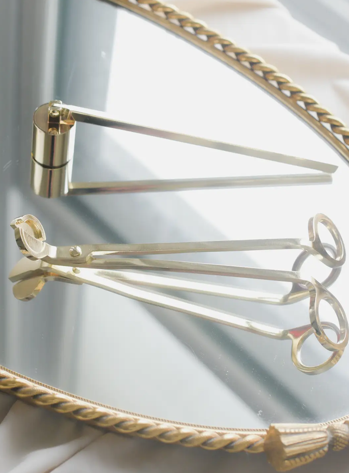 Gold Candle Snuffer