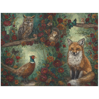 Fall Woodland 500 Piece Puzzle