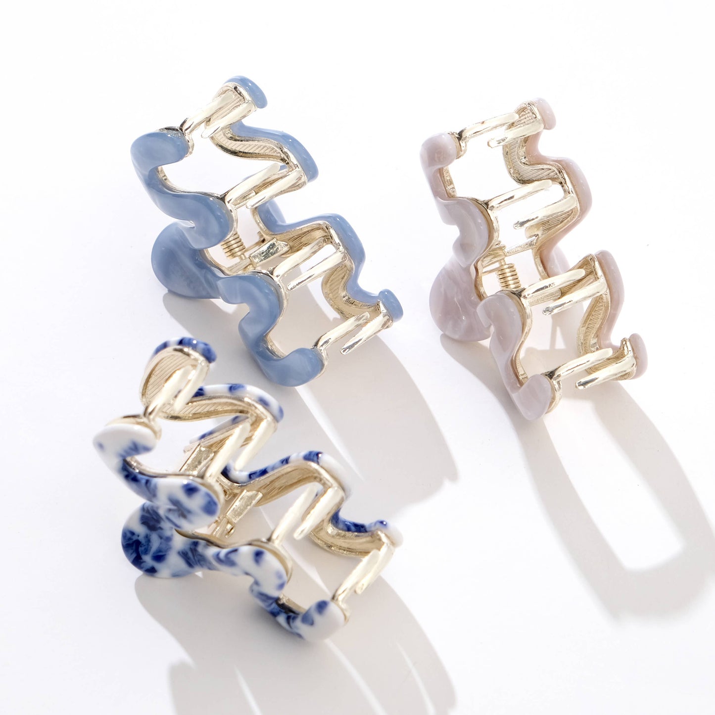 Mini - Metal Squiggle Claw Clip