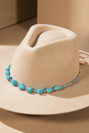 Stone Nugget Hat Band