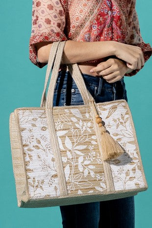 Jute Shoulder Bag