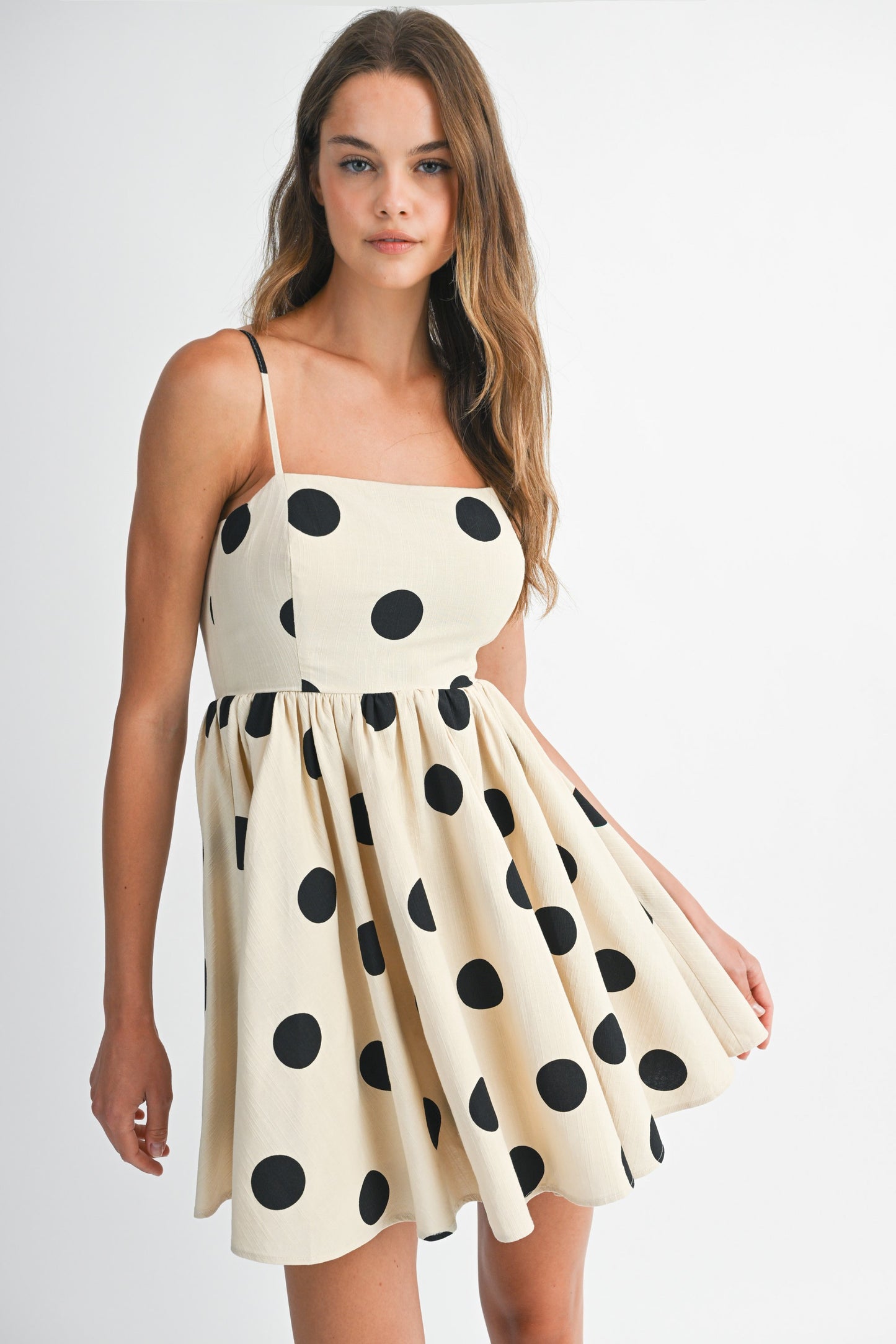 Polka Dot Mini Dress