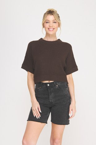 Espresso Sweater Top