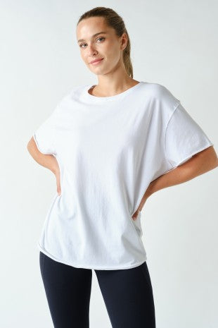 White Seam Oversized Tee