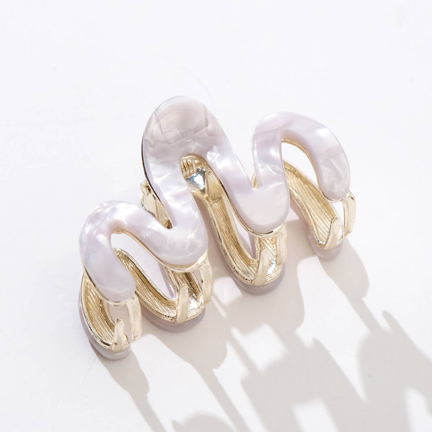 Mini - Metal Squiggle Claw Clip