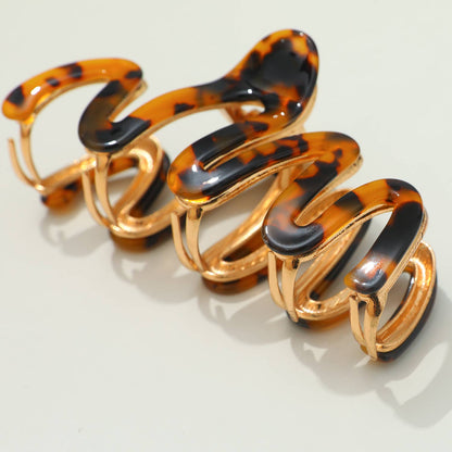 Large - Metal Squiggle Claw Clip