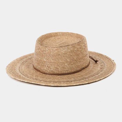 Khaki Palm Leaf Hat