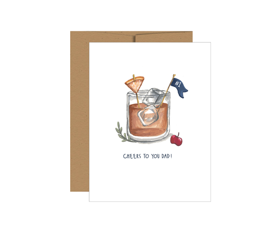 Father's Day Cheers Greeting card