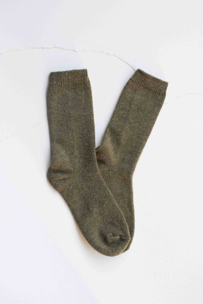 Bright Wool Cashmere Blend Socks