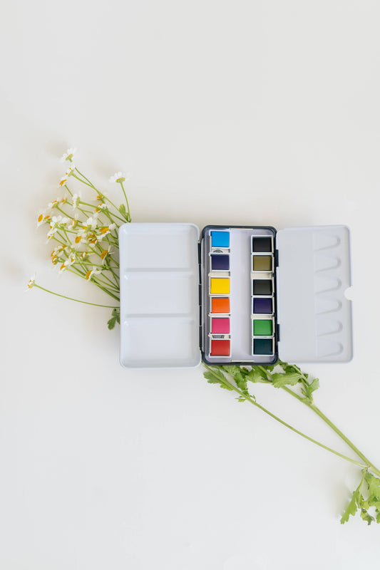 Primary Travel Watercolor Palette