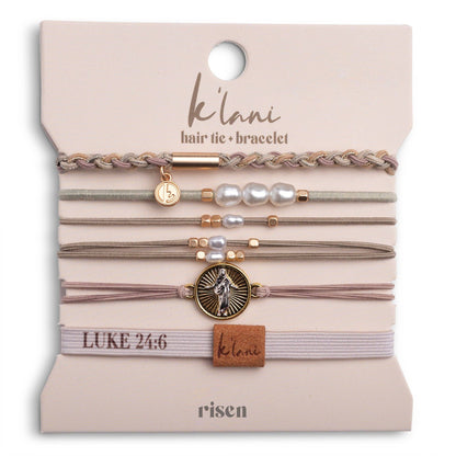 "Risen" Hair Tie Bracelets