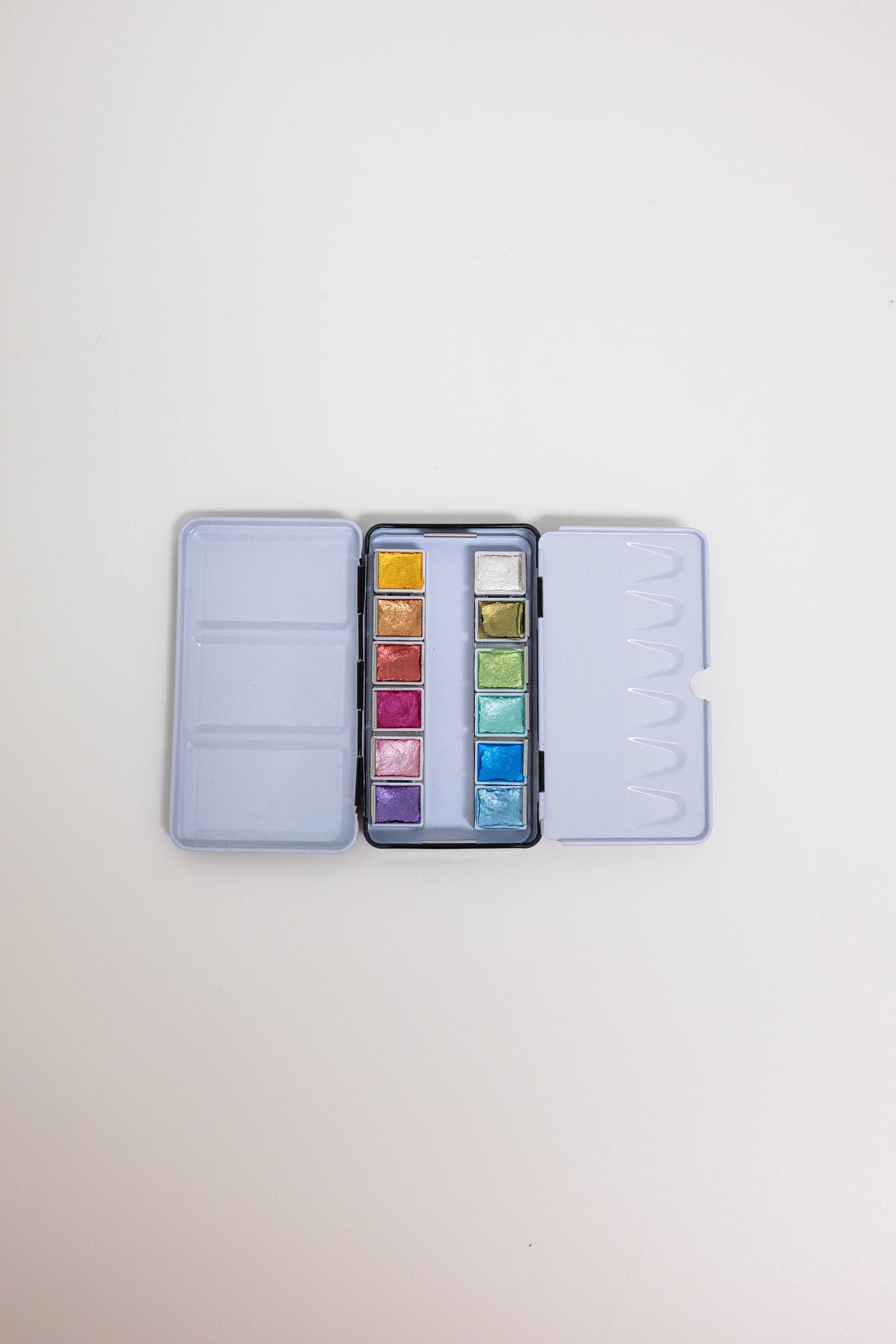 Metallic Travel Watercolor Palette