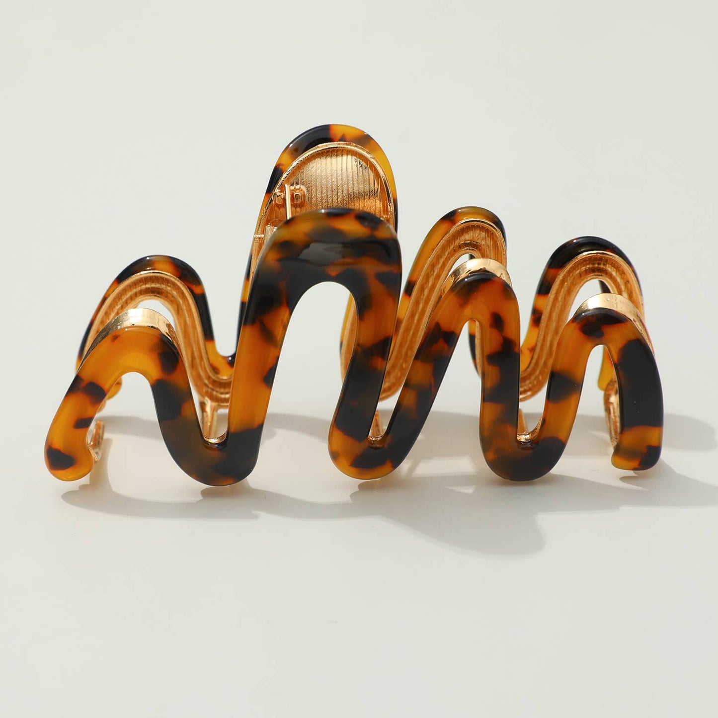 Large - Metal Squiggle Claw Clip