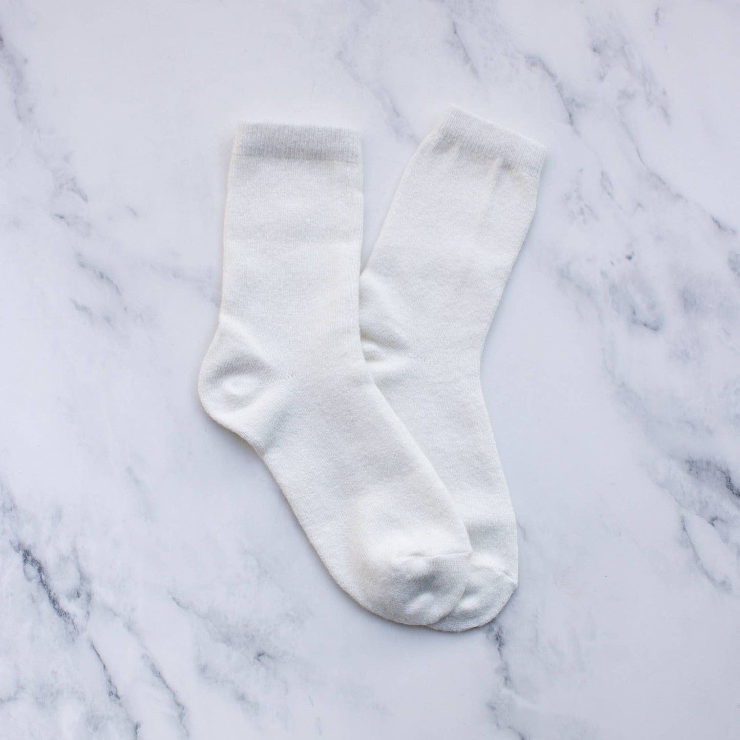 Solid Wool Cashmere Blend Socks
