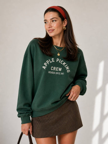 Apple Picking Crew Sweatshirt