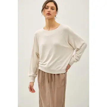 Soft Raglan Throw Over Top
