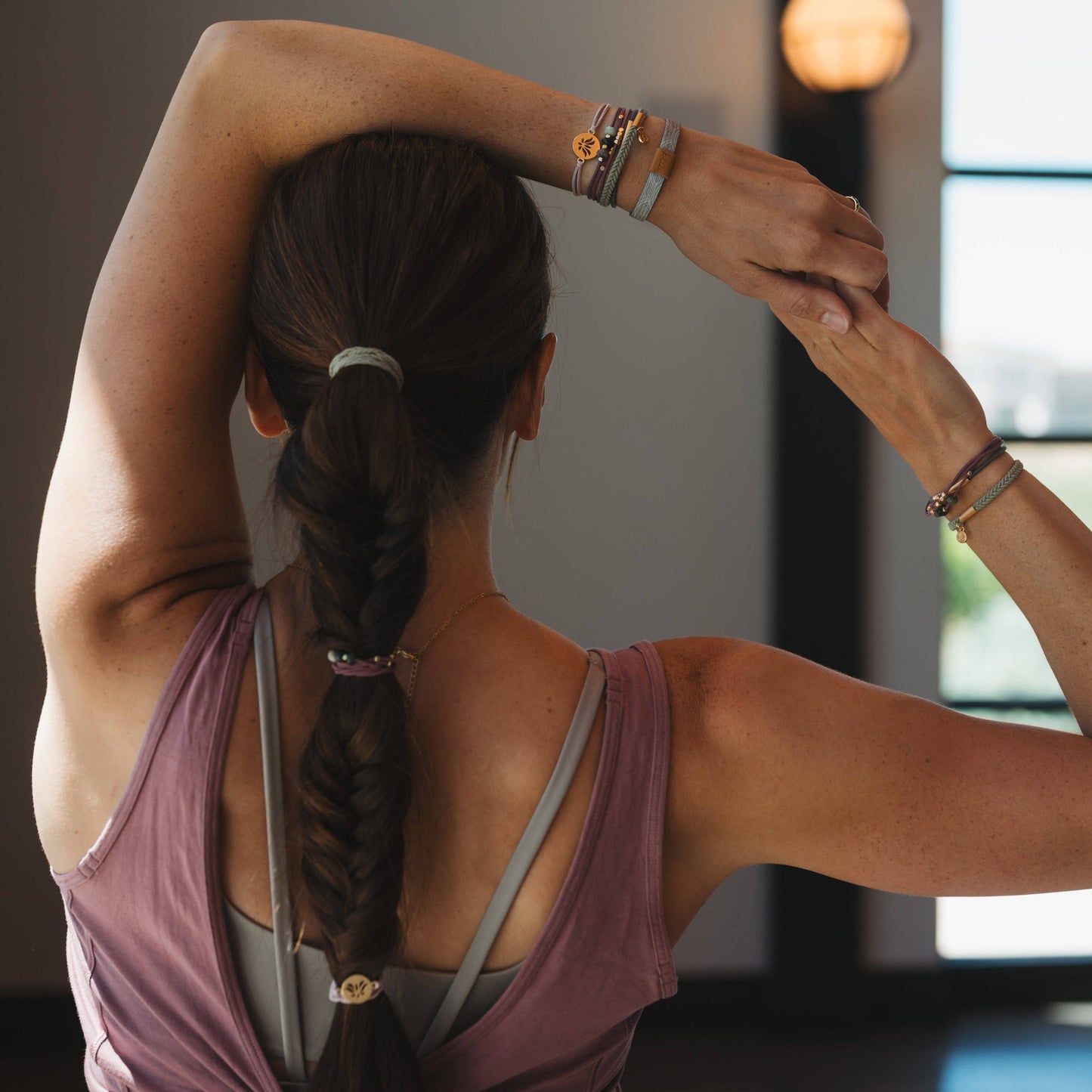 "Breathe" Hair Tie Bracelets