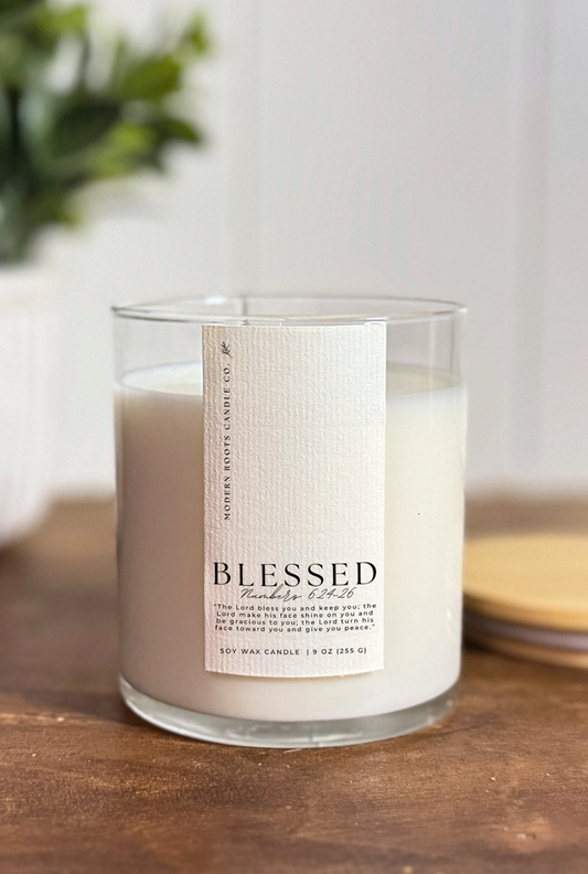 "Blessed" Black Berries & Vanilla Candle