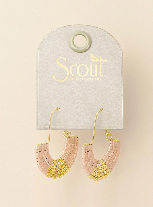 Blush Chromacolor U-Hoop Earring