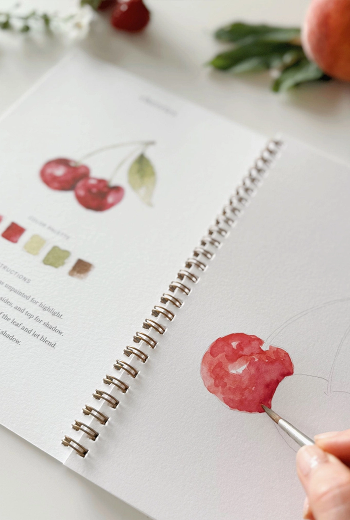 Fruit Watercolor Workbook