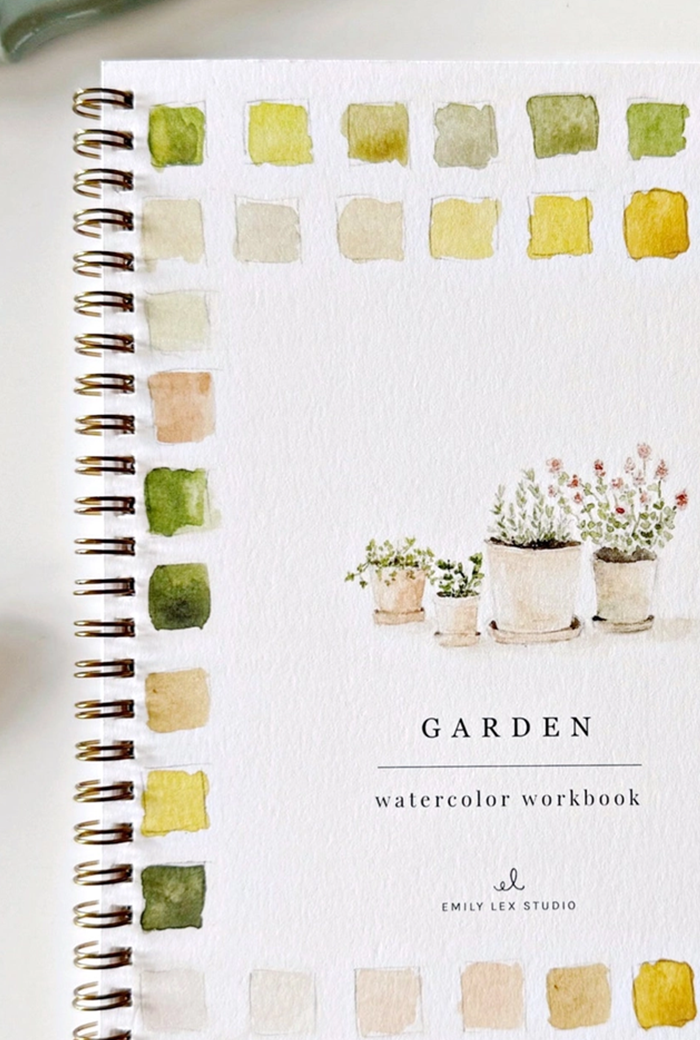 Garden Watercolor Workbook