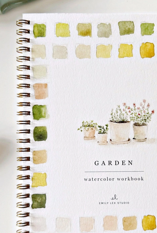 Garden Watercolor Workbook
