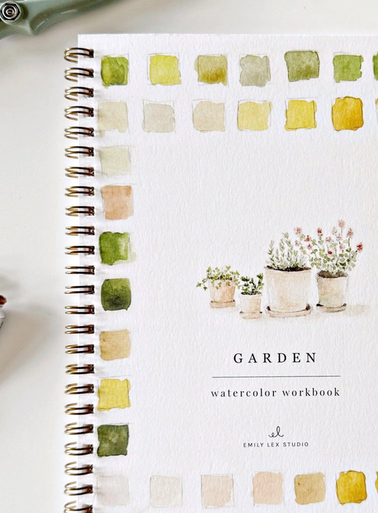 Garden Watercolor Workbook