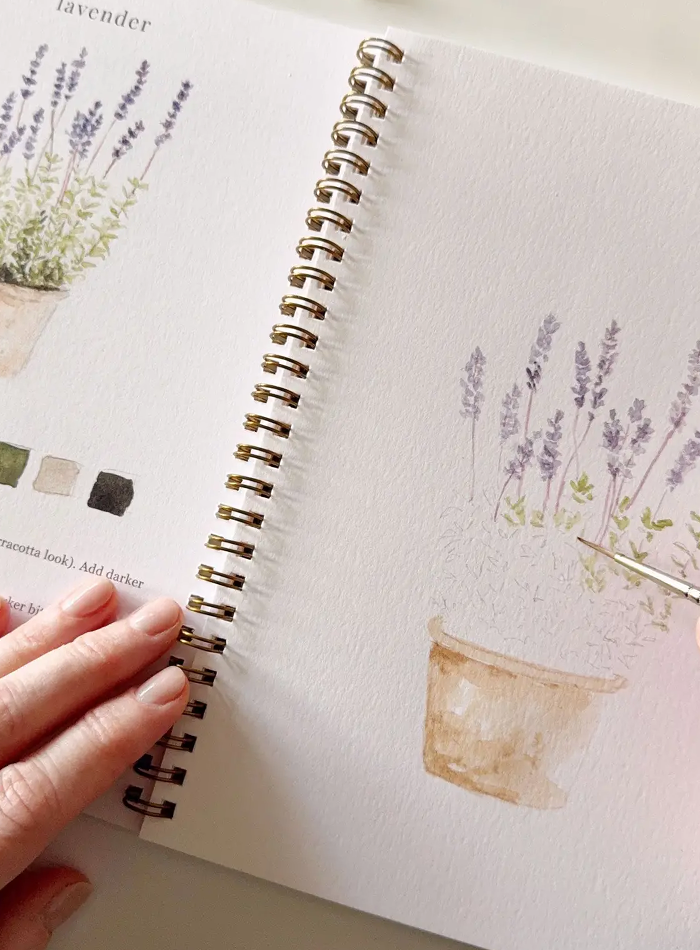 Garden Watercolor Workbook