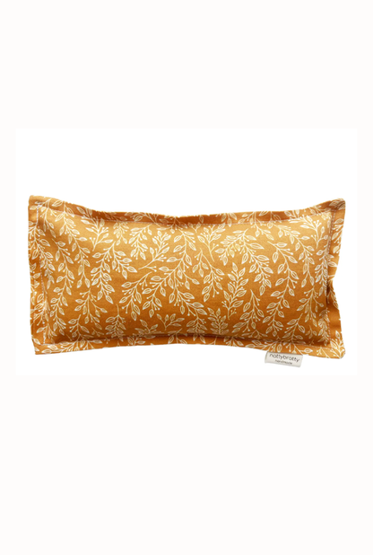 Golden Leaves Flax Eye Pillow