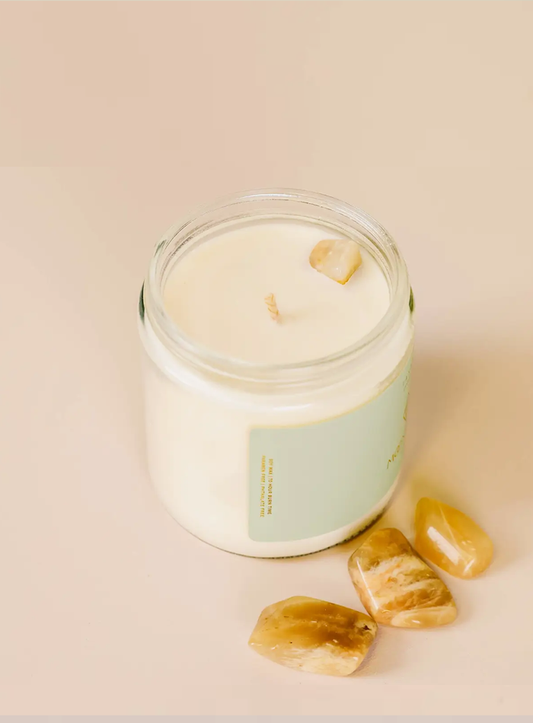 Good Luck Mini Crystal Candle