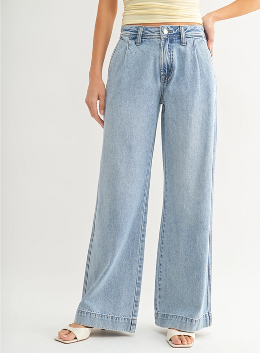 Light Wash Relaxed Trouser Jeans